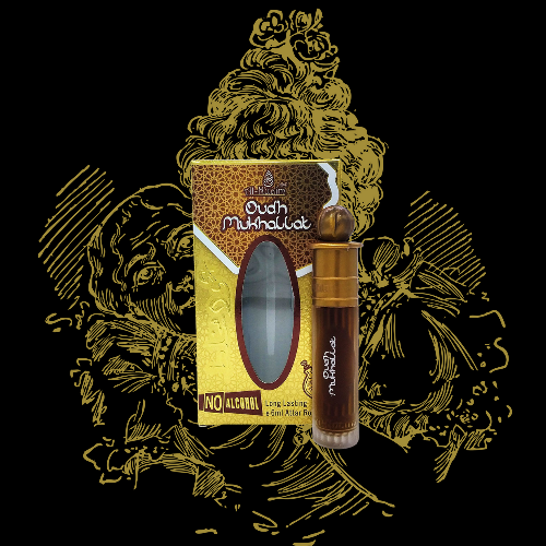 Al-Nuiam Oudh Mukhalat Attar Roll-On 6 ml (oil-base concentrate)